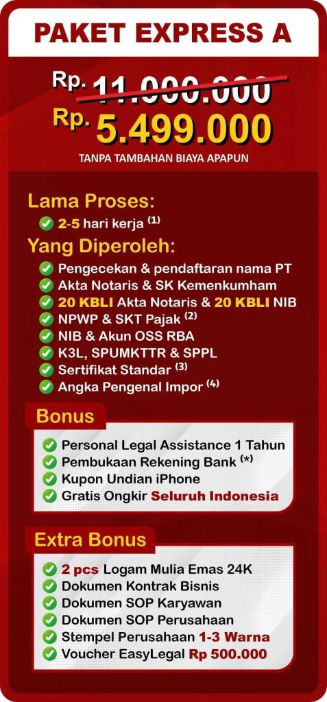 jasa buat pt tangerang